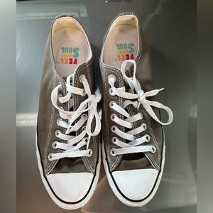 Men’s Converse 8.5 Grey Chuck Taylor’s with Cushion